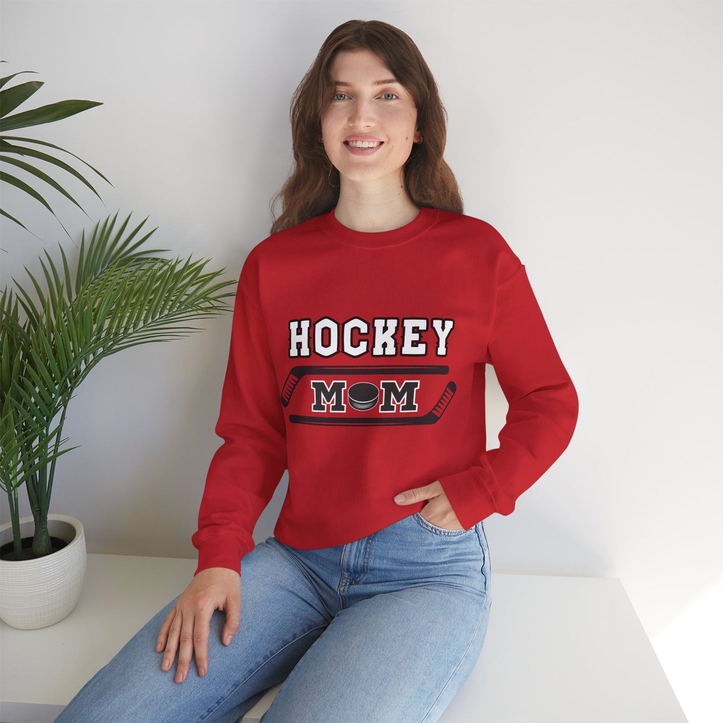 Hockey Mom | Unisex Personalized Front & Back Sweatshirt