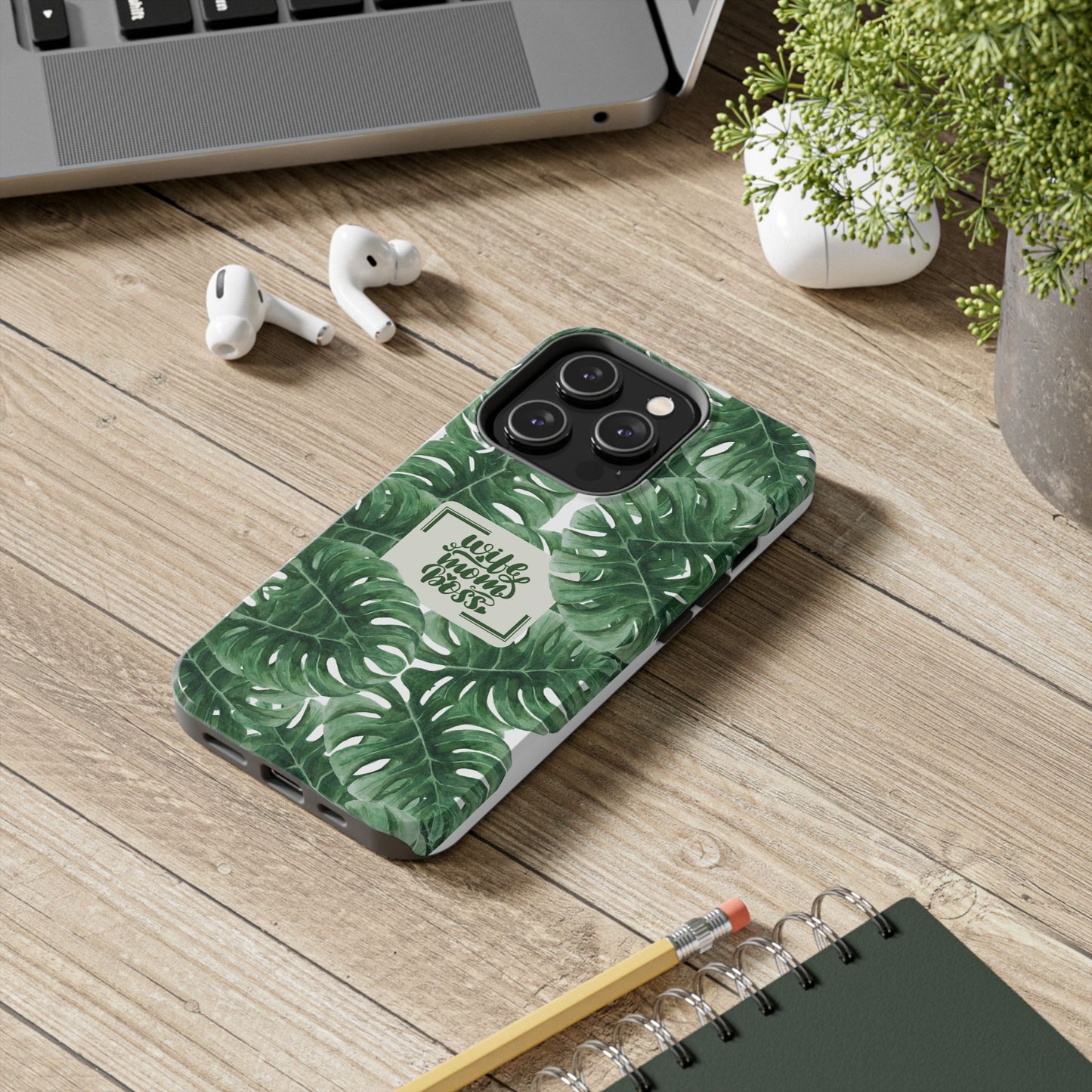 Tropical Wife Mom Boss Phone Case | Durable & Stylish Protection