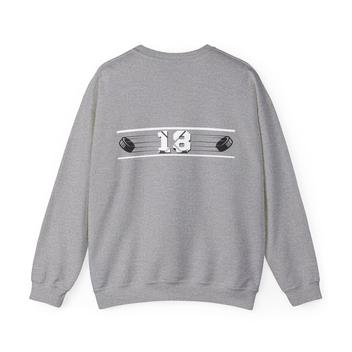 Hockey Mom | Unisex Personalized Front & Back Sweatshirt