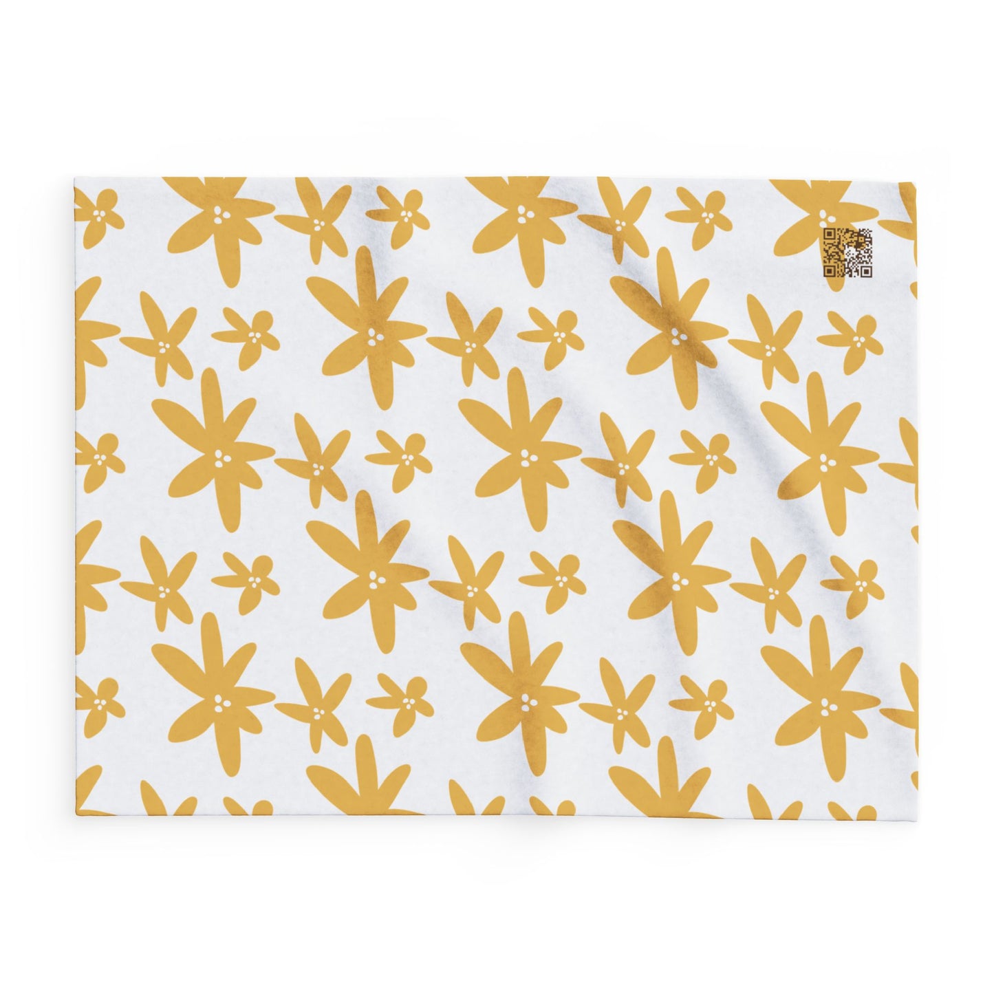 Couverture en polaire arctique confortable avec motif floral