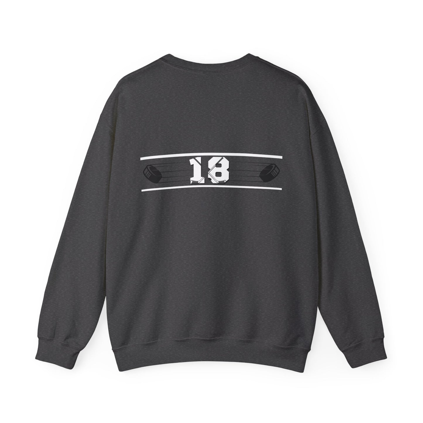 Hockey Mom | Unisex Personalized Front & Back Sweatshirt
