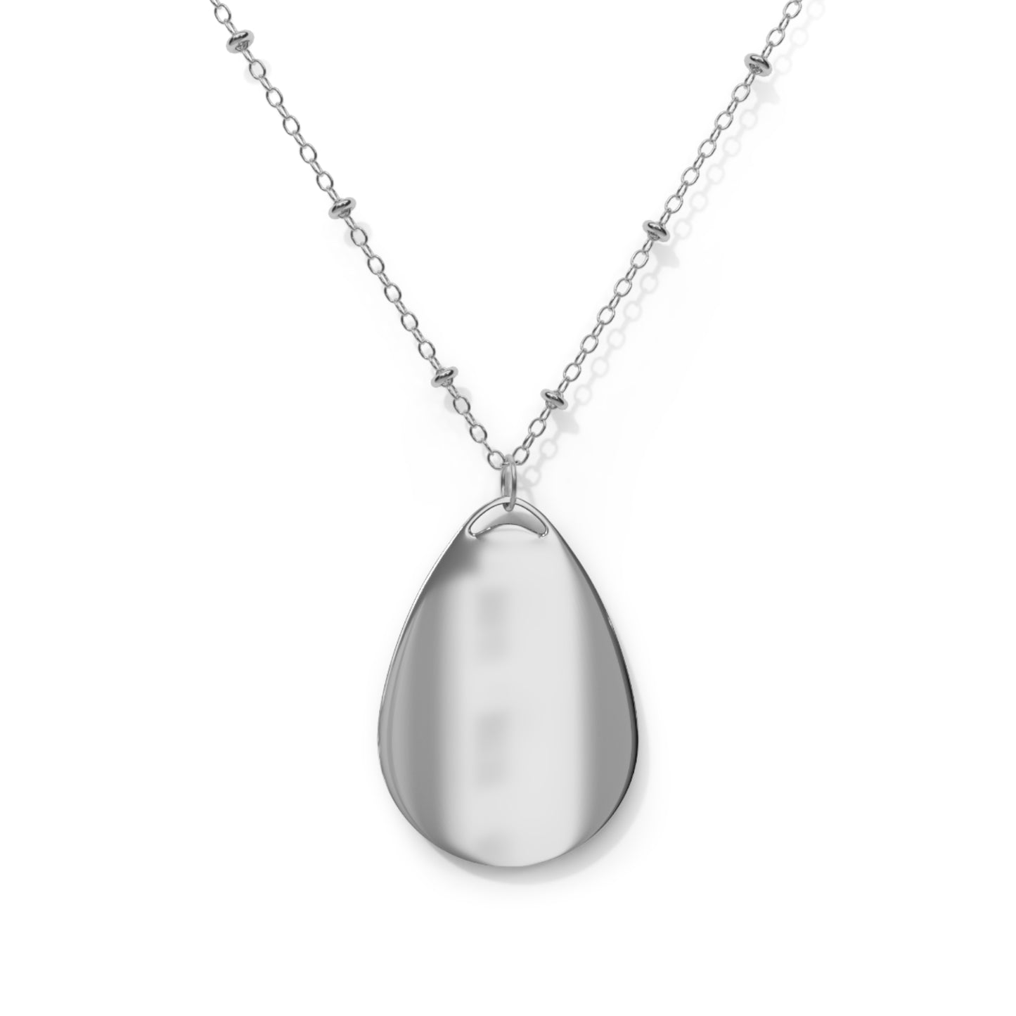 À toi pour toujours | Pendentif Ellipse Personnalisé + Collier