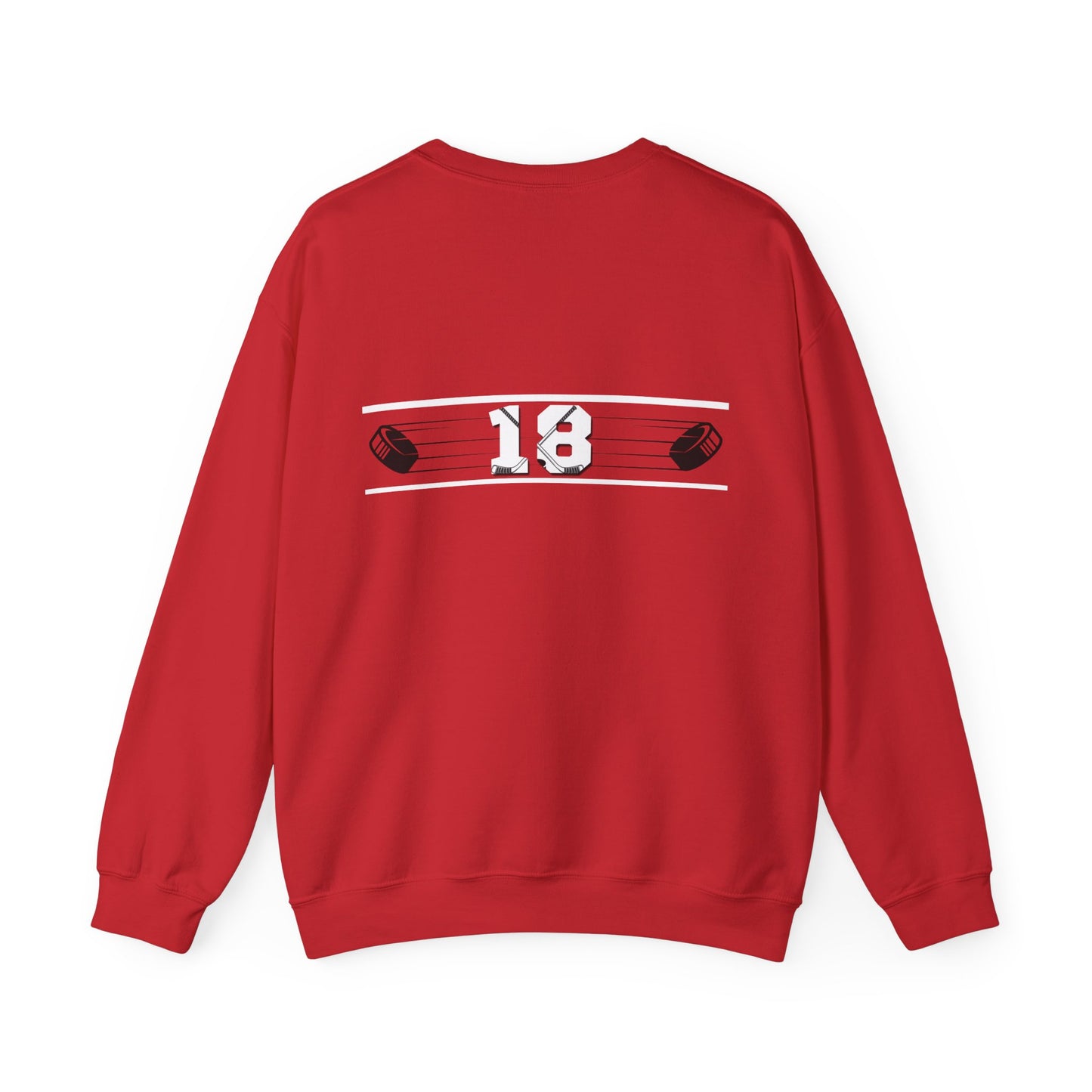 Hockey Mom | Unisex Personalized Front & Back Sweatshirt