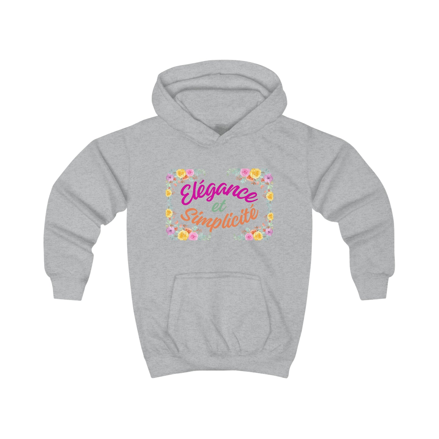 Tessa | Sweat à capuche unisexe pour enfants – Mélange de coton confortable pour un usage quotidien.