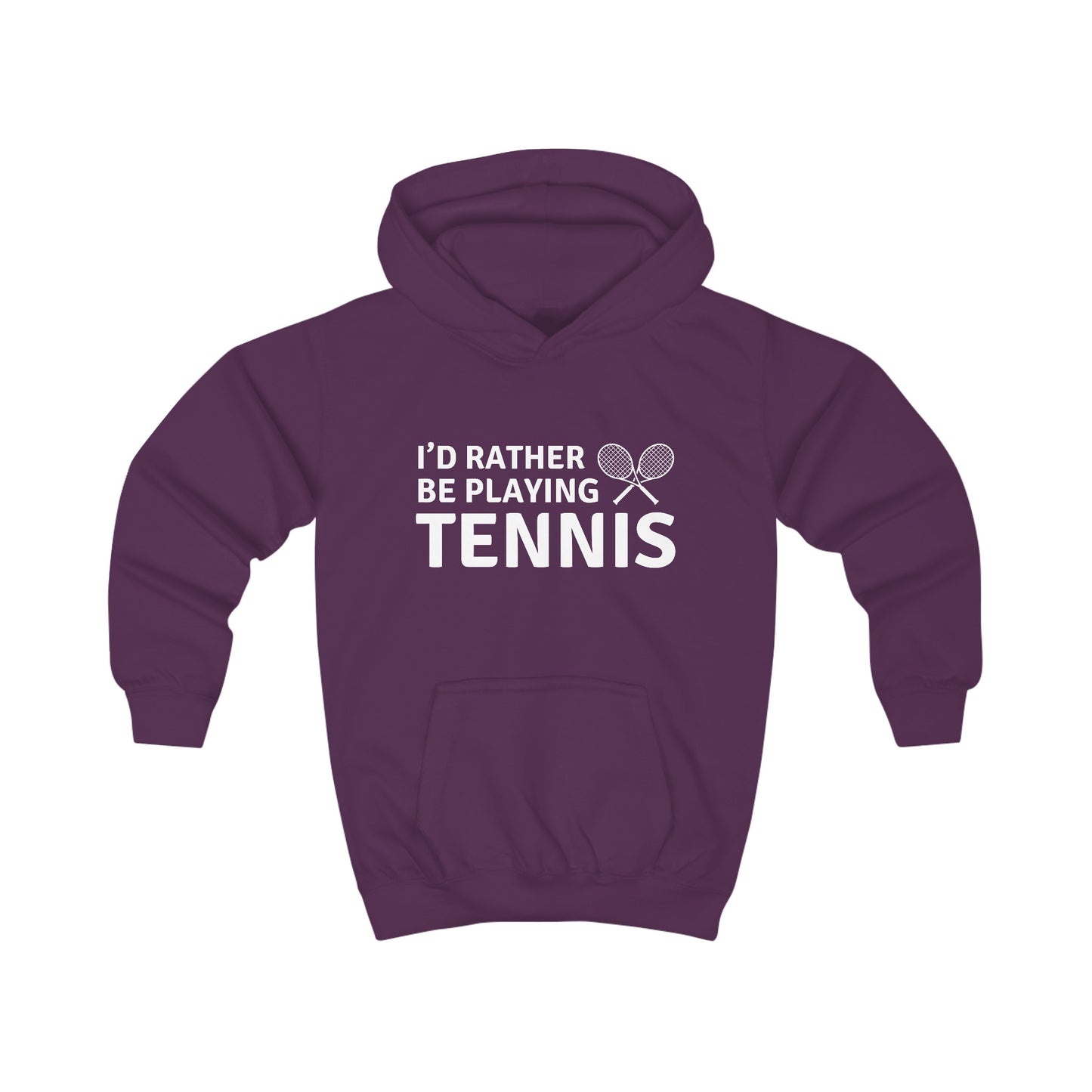 Hoodie pour enfants sur le thème du tennis personnalisé | Mélange de coton confortable