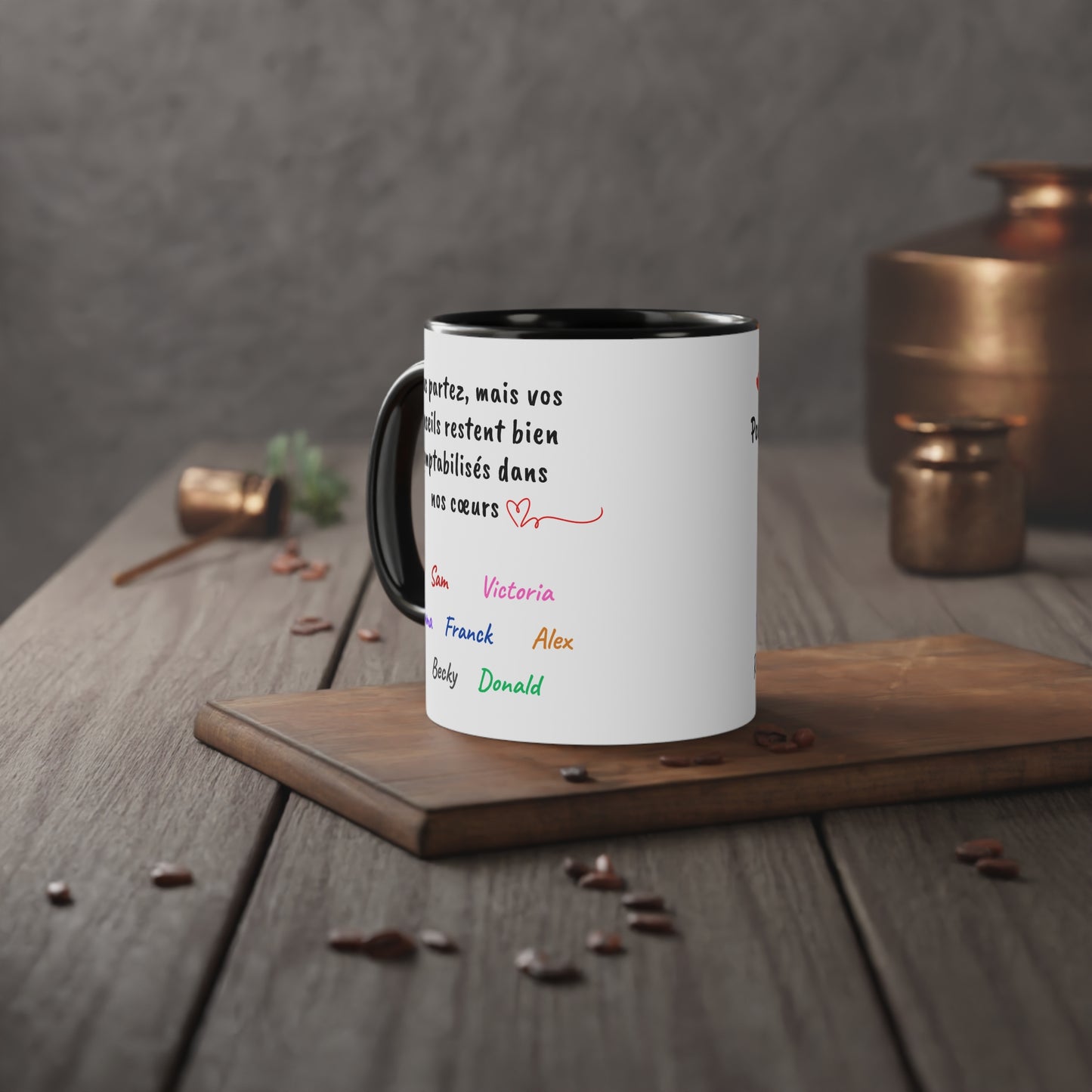 Bonne Chance - Professeur | Ceramic Coffee Cup, 325ml