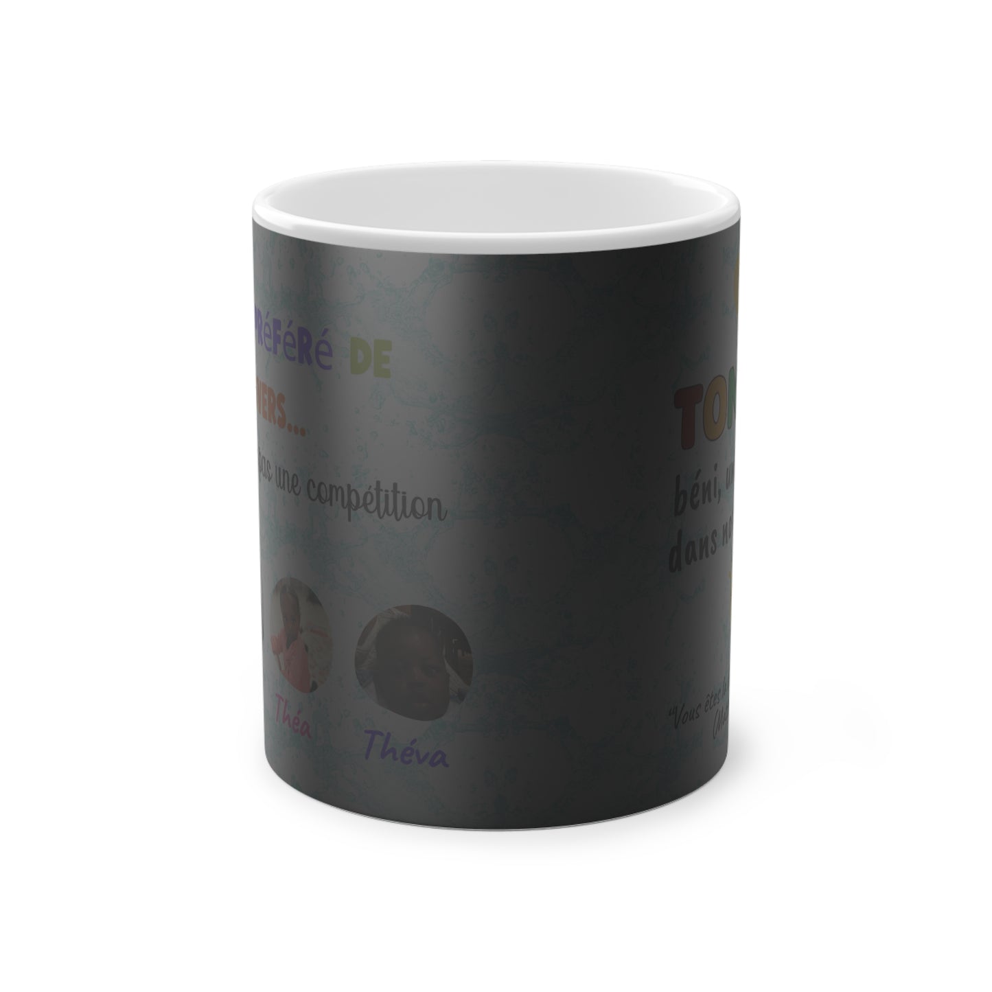 Tonton Béni | Mug en céramique réactif à la chaleur