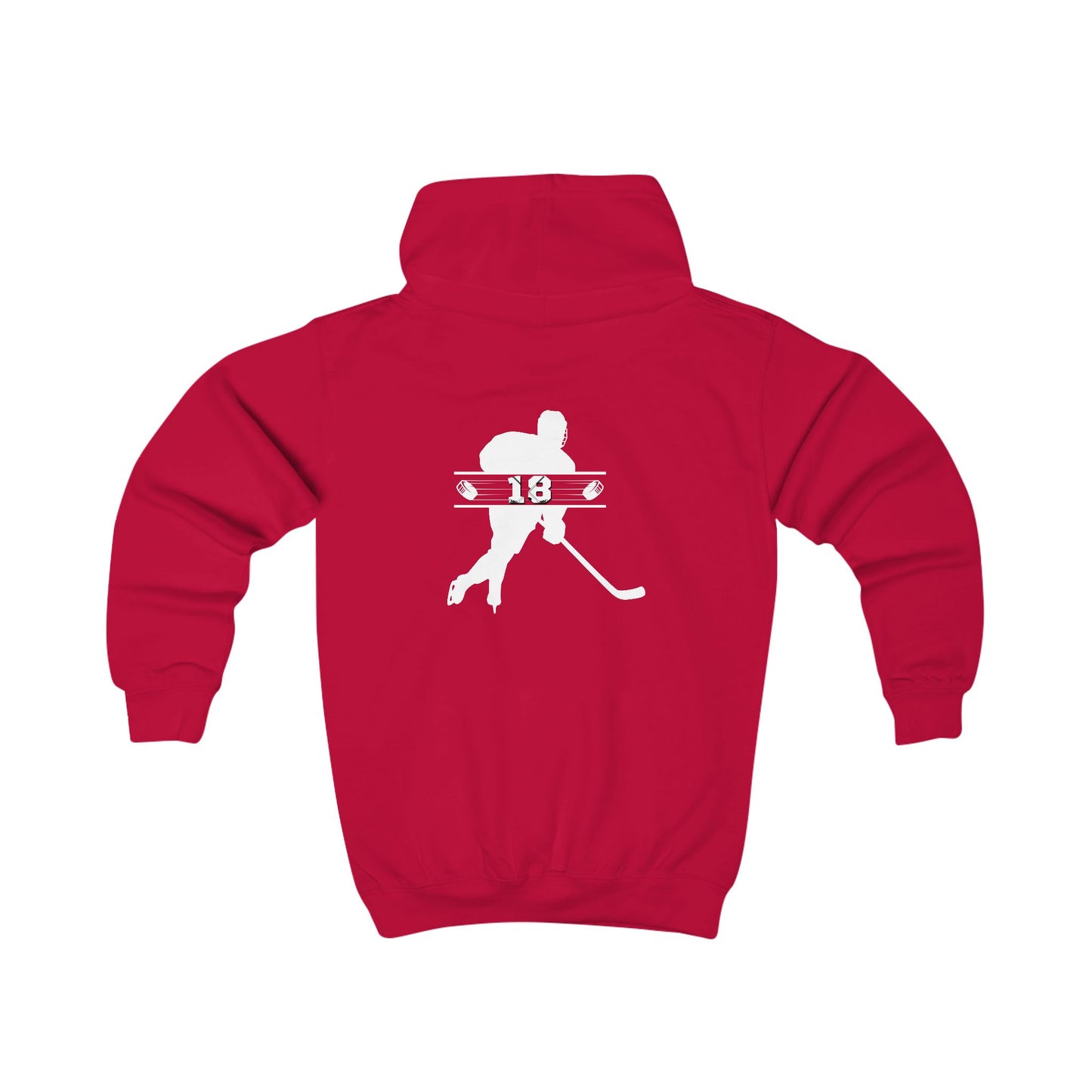 Eat Sleep Hockey Repeat | Unisex Personalized Kids Hoodie