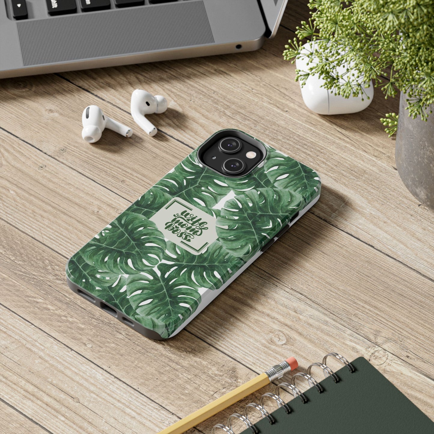 Tropical Wife Mom Boss Phone Case | Durable & Stylish Protection