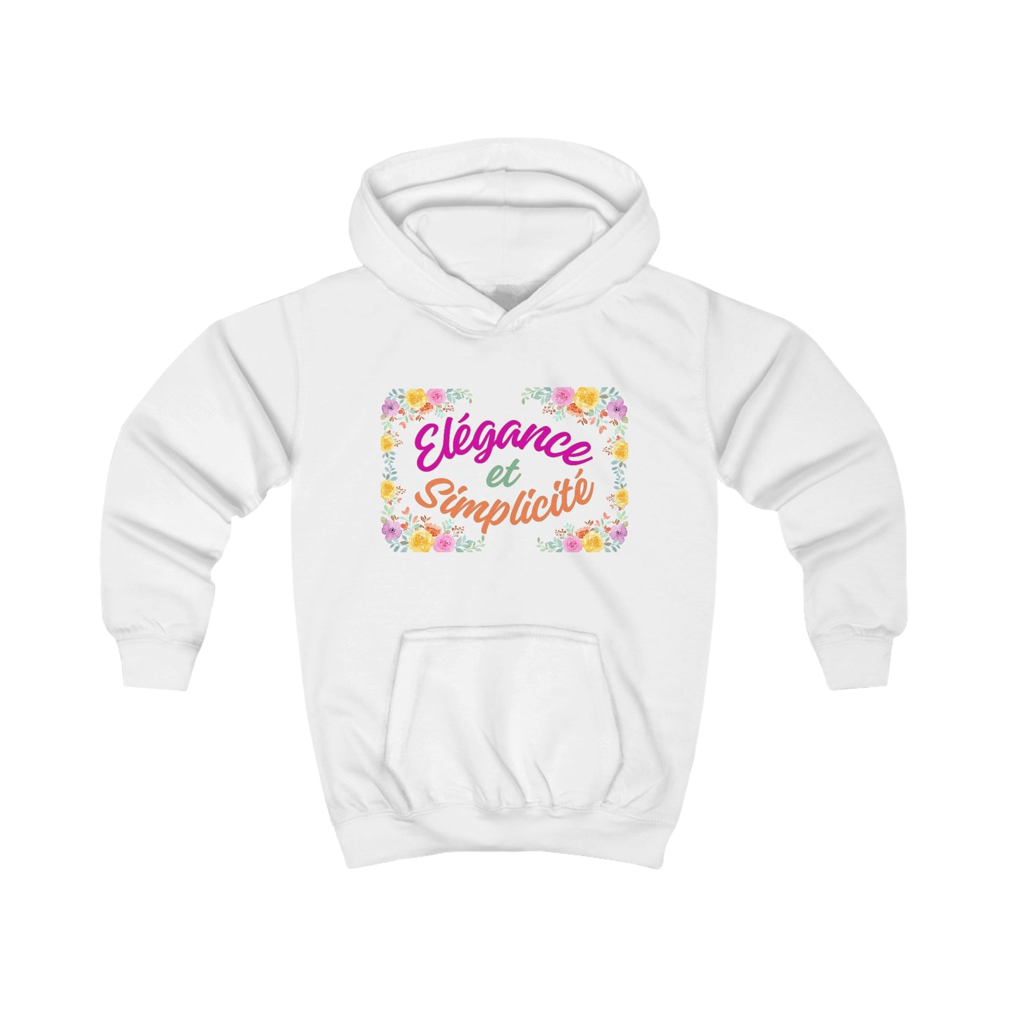 Tessa | Sweat à capuche unisexe pour enfants – Mélange de coton confortable pour un usage quotidien.