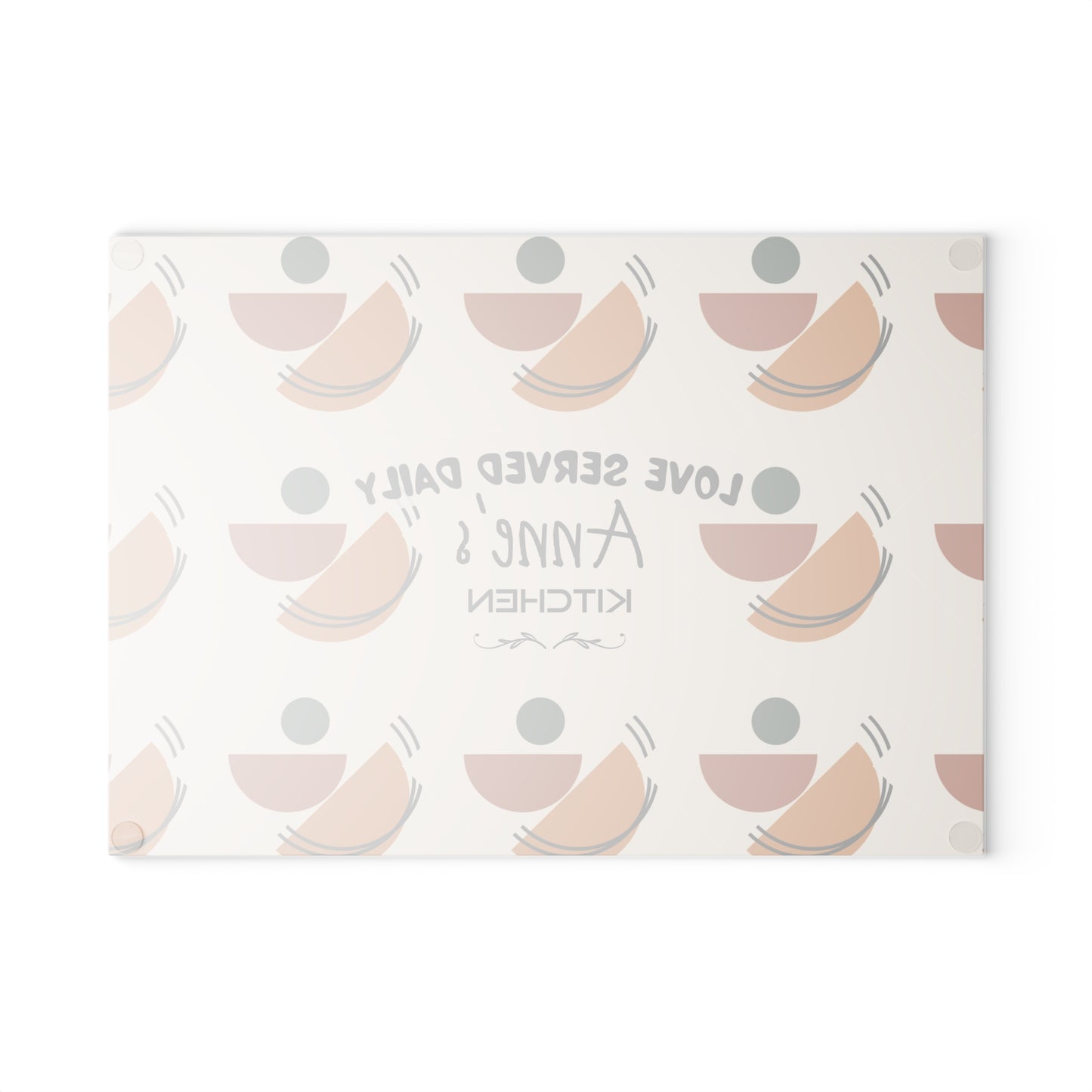 Personalized Mother's Day Glass Cutting Board | Love Served Daily