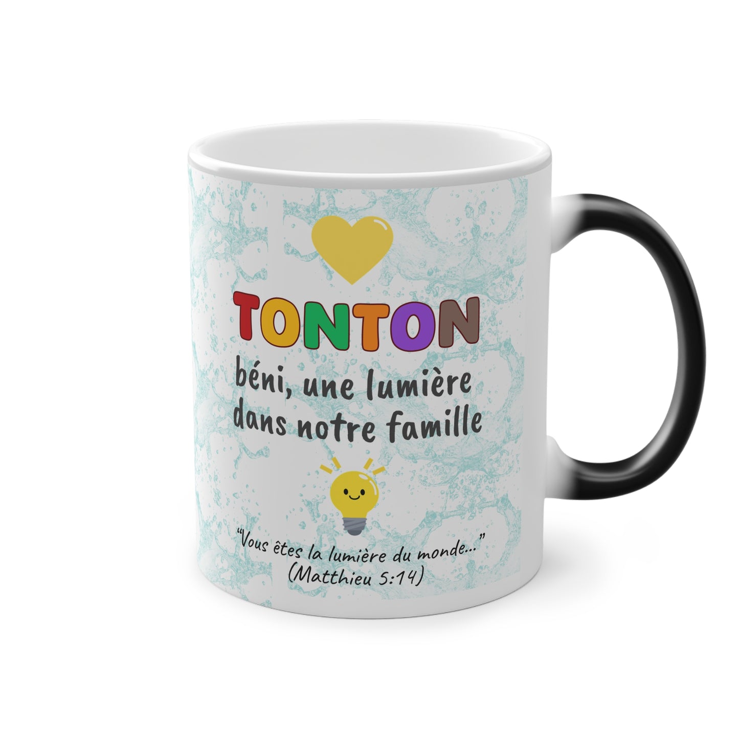 Tonton Béni | Mug en céramique réactif à la chaleur