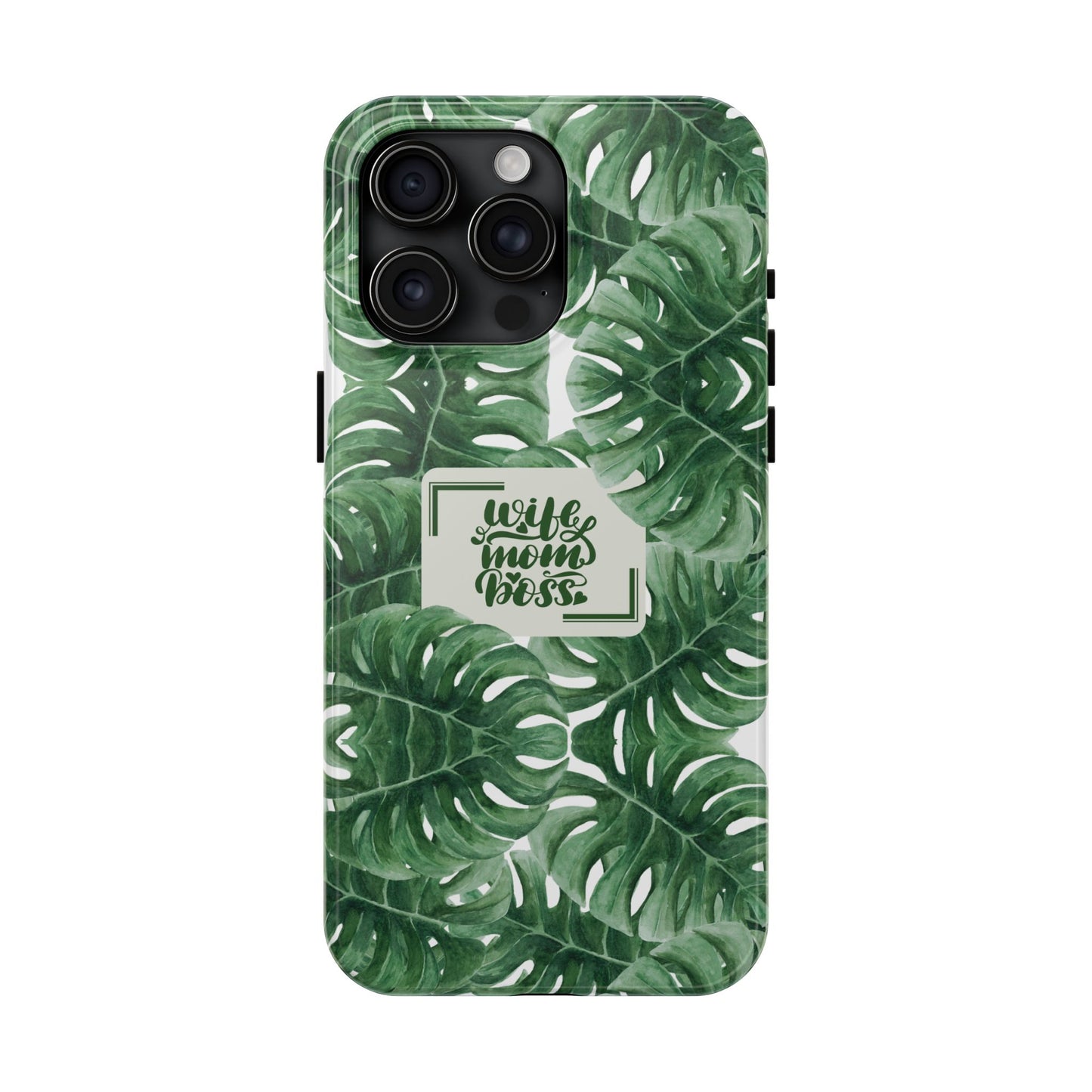 Tropical Wife Mom Boss Phone Case | Durable & Stylish Protection