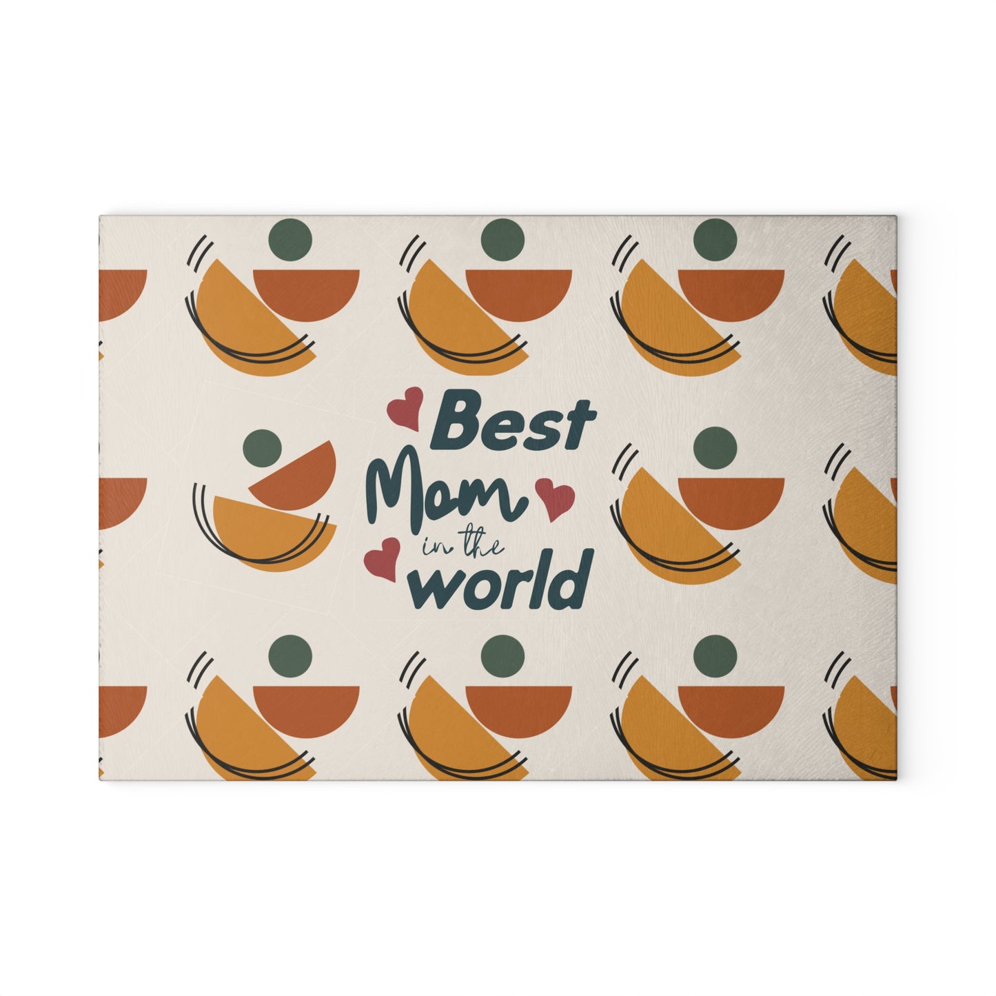 Personalized Mother's Day Glass Cutting Board | Best Mom in the World