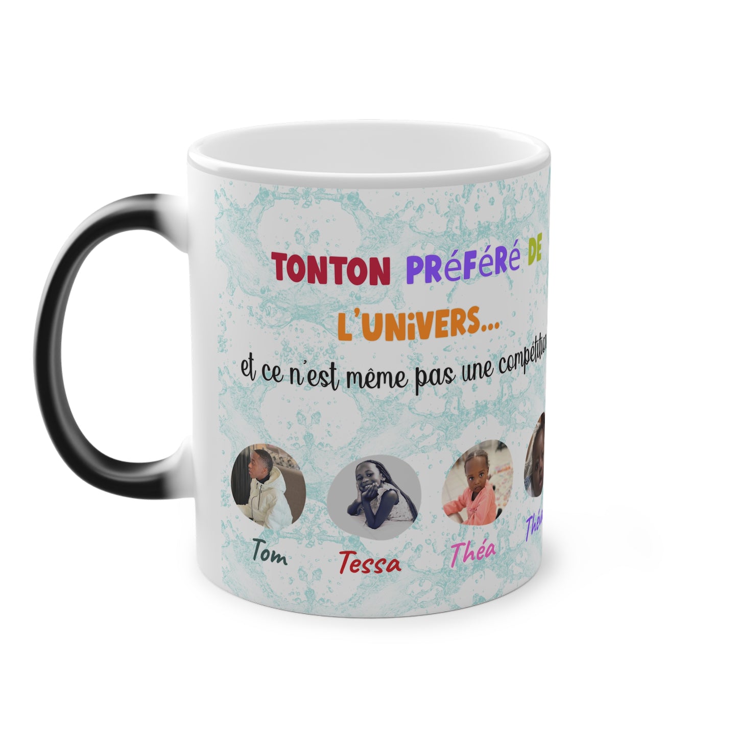 Tonton Béni | Mug en céramique réactif à la chaleur