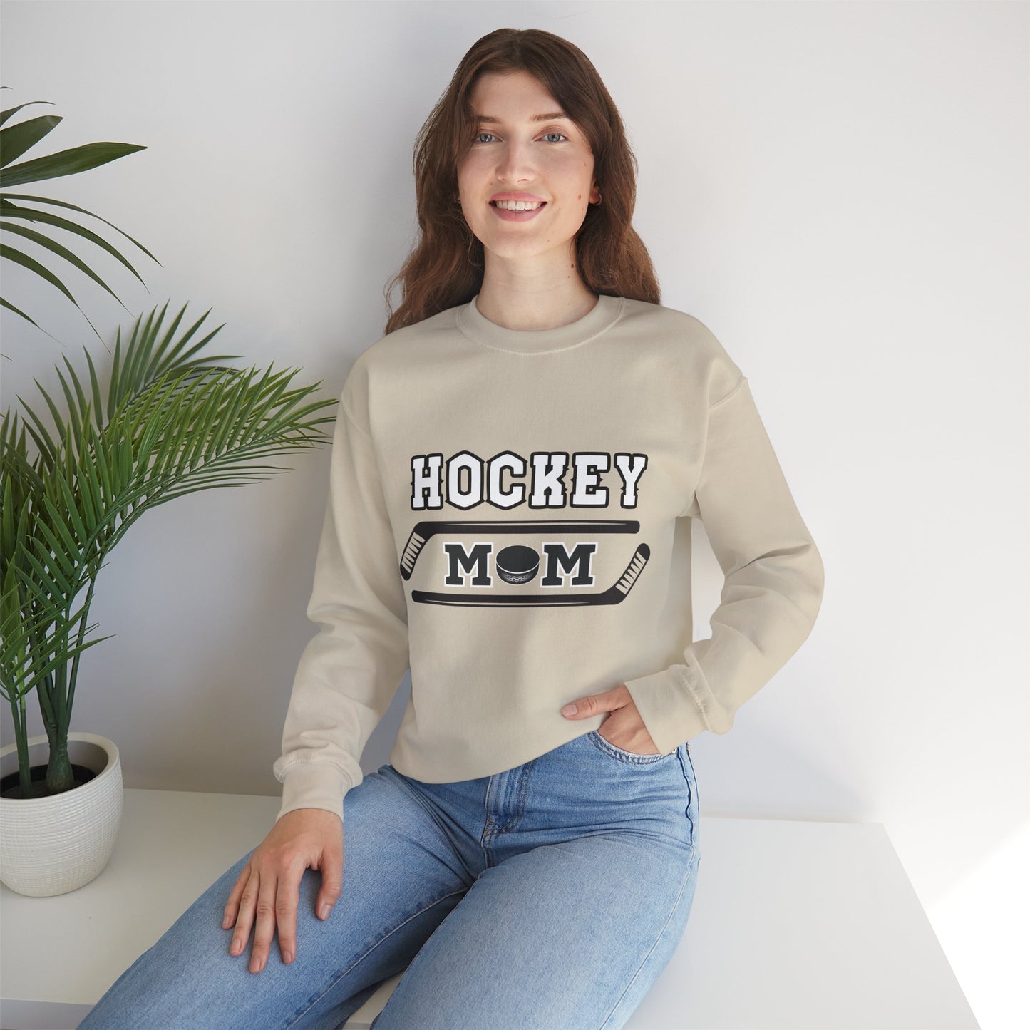 Hockey Mom | Unisex Personalized Front & Back Sweatshirt