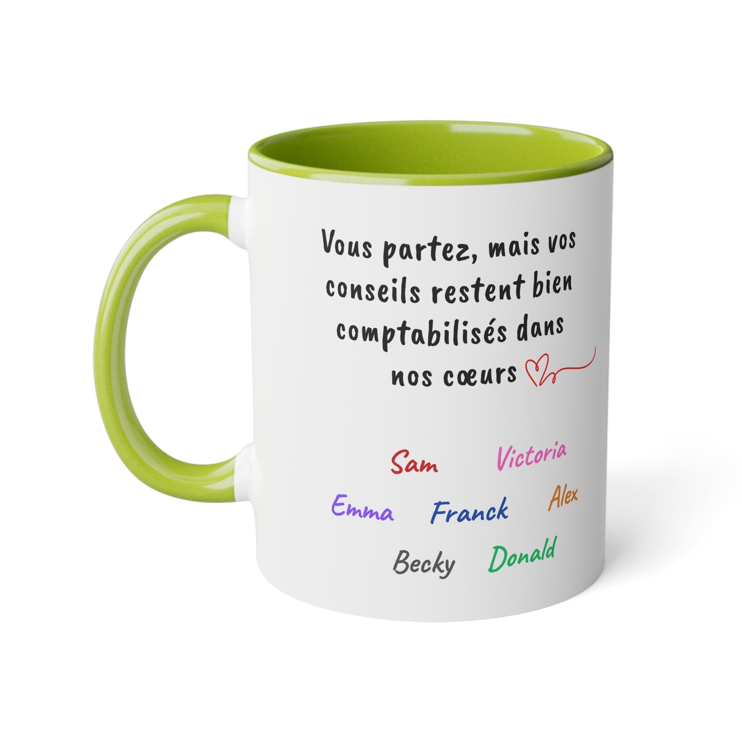 Bonne Chance - Professeur | Ceramic Coffee Cup, 325ml