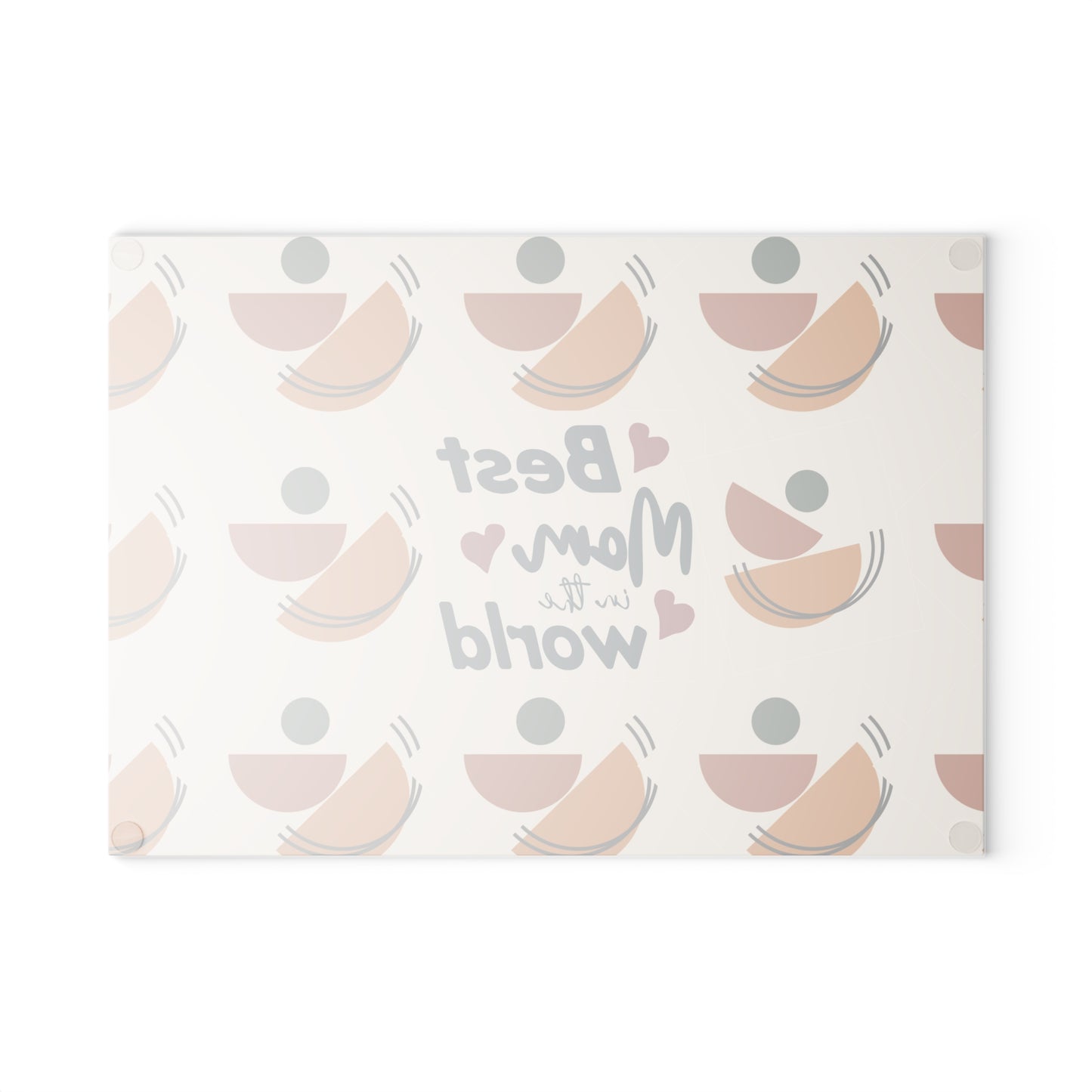 Personalized Mother's Day Glass Cutting Board | Best Mom in the World
