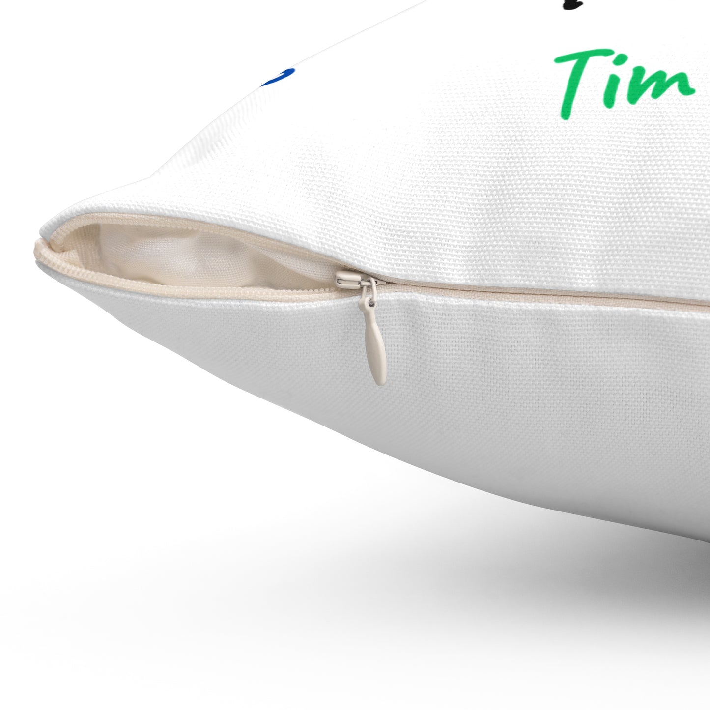 Bonne Chance | Coussin carré en polyester