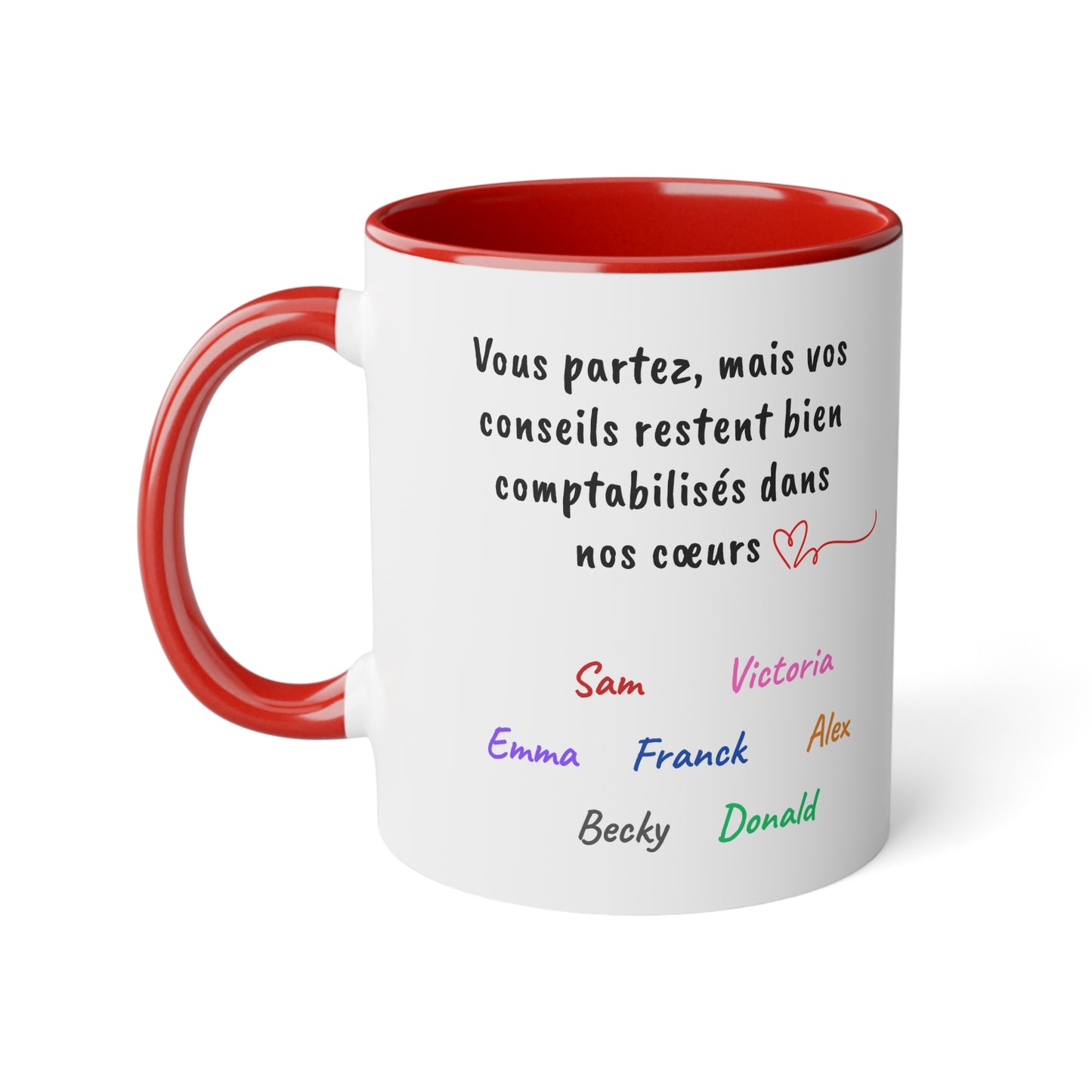 Bonne Chance - Professeur | Ceramic Coffee Cup, 325ml