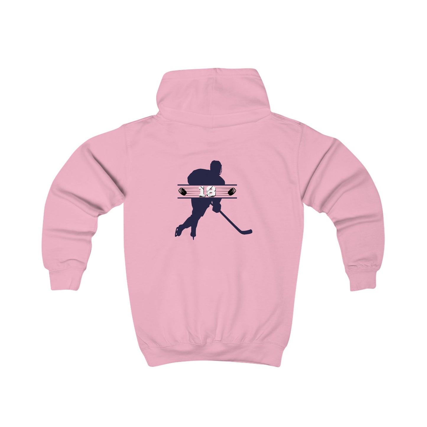 Eat Sleep Hockey Repeat | Unisex Personalized Kids Hoodie