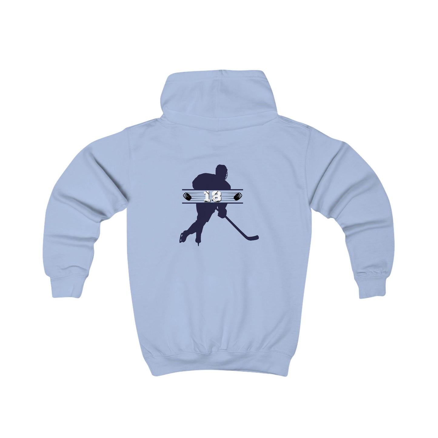 Eat Sleep Hockey Repeat | Unisex Personalized Kids Hoodie