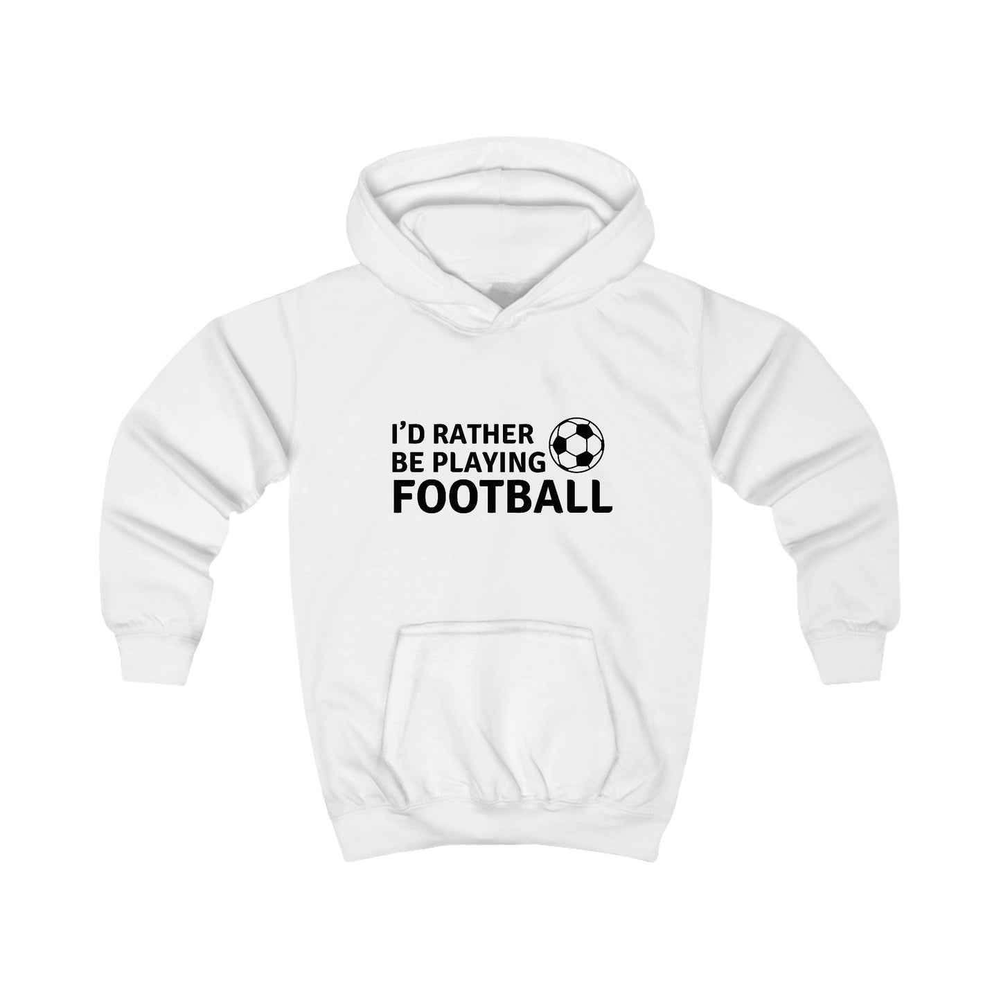 Personalized Football Theme Kids Hoodie | Comfy Cotton-Blend