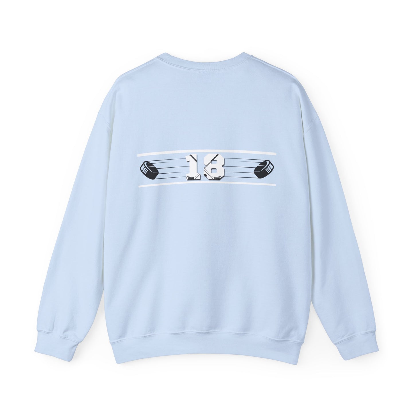 Hockey Mom | Unisex Personalized Front & Back Sweatshirt