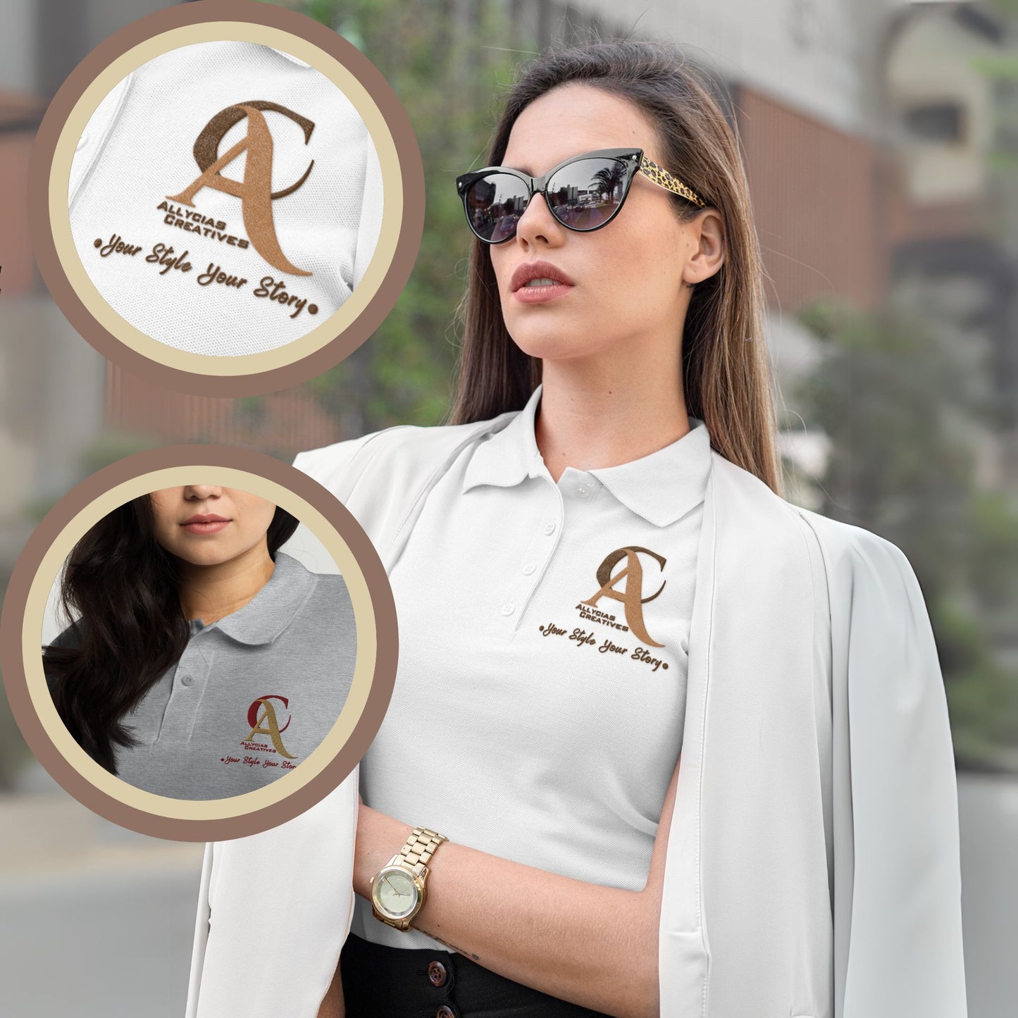 Custom Unisex Polo Shirt | Embroidered or Printed designs