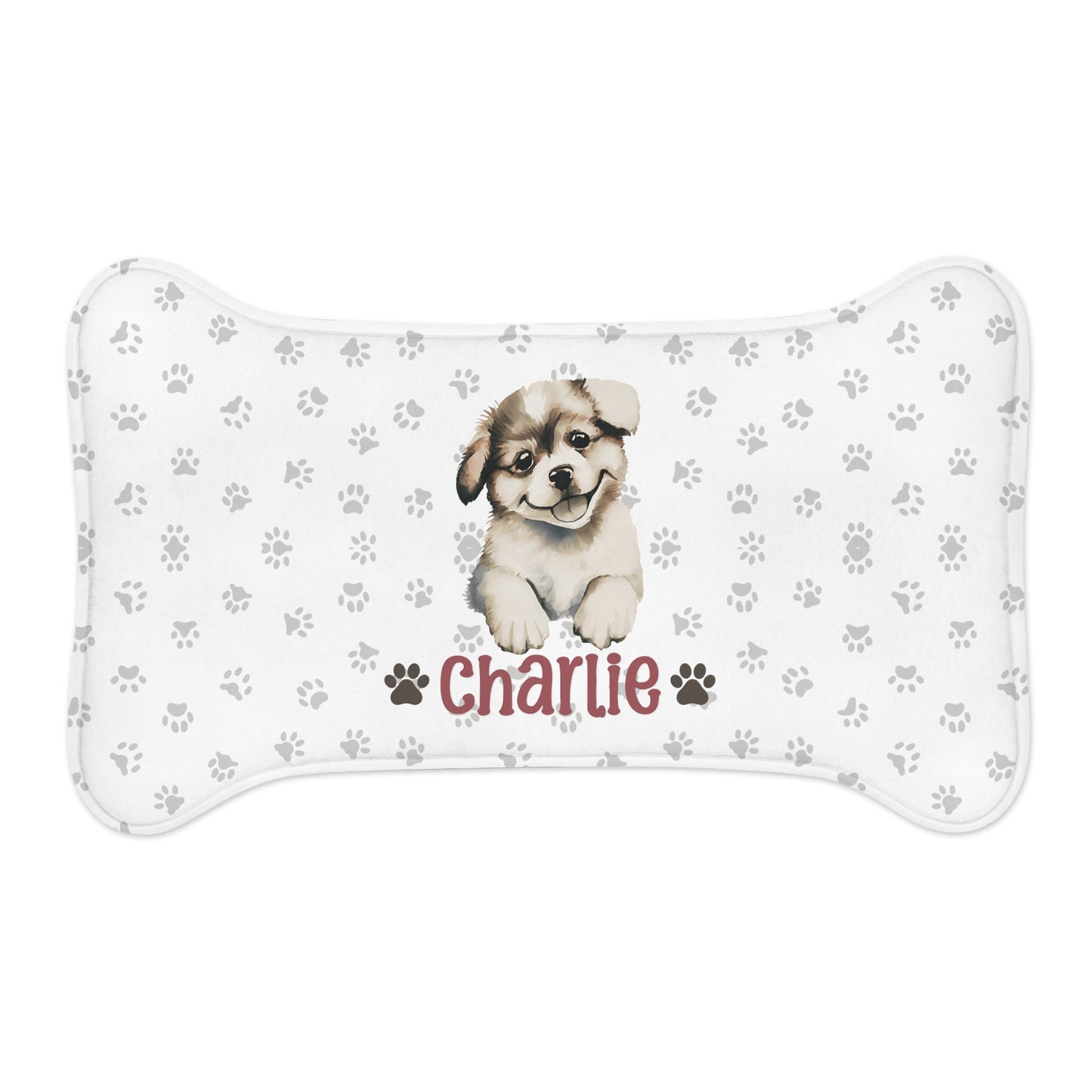 Pet Name - Charlie | Personalized Pet Feeding Mats for Clean Fun Mealtimes