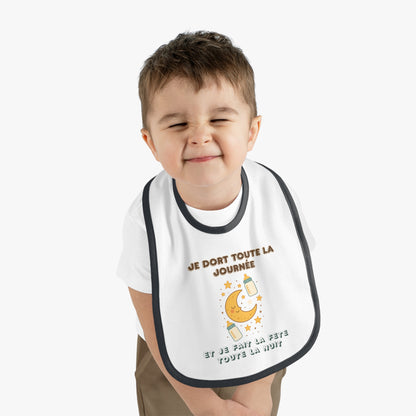 Personalized Baby Bib – Soft, Stylish & Practical | Je Dort Toute La Journèe