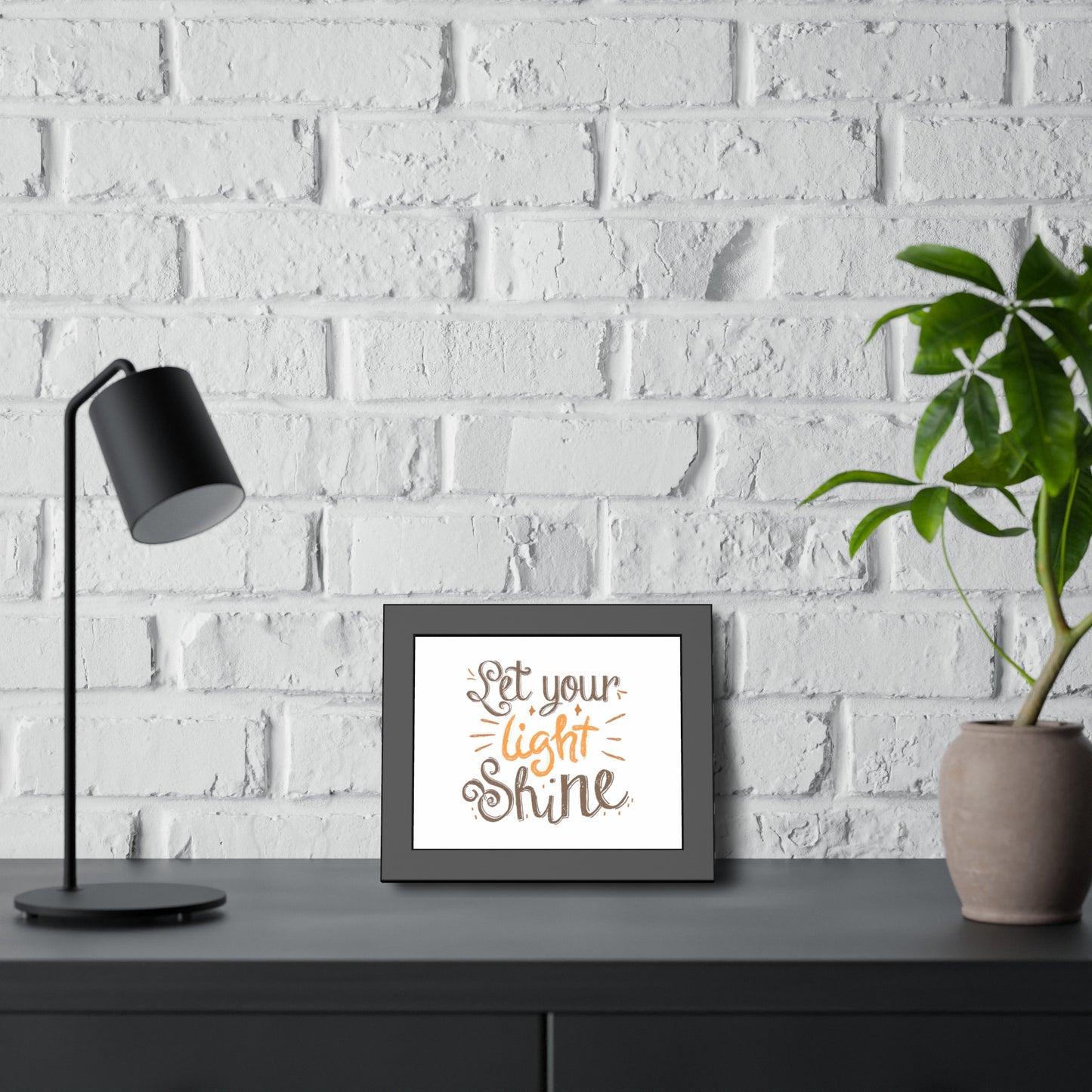 Let Your Light Shine | Poster Frame