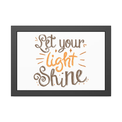 Let Your Light Shine | Poster Frame