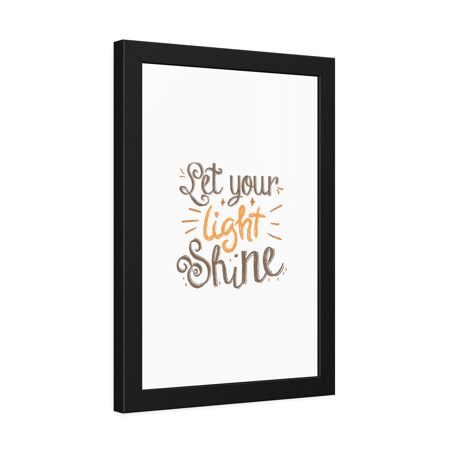 Let Your Light Shine | Poster Frame