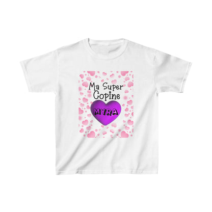 Personalized Kids Cotton T-shirt - Ma Copine