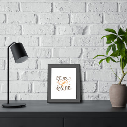 Let Your Light Shine | Poster Frame