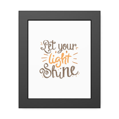 Let Your Light Shine | Poster Frame