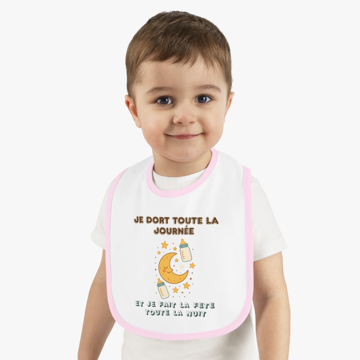 Personalized Baby Bib – Soft, Stylish & Practical | Je Dort Toute La Journèe