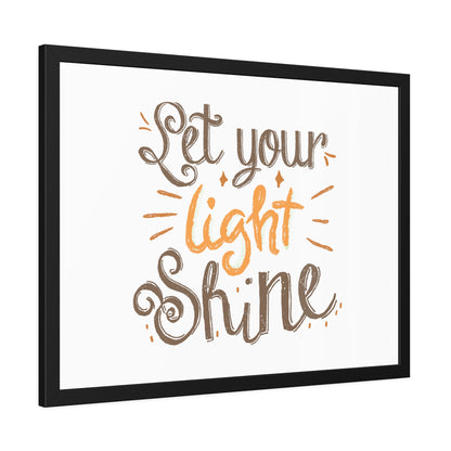 Let Your Light Shine | Poster Frame