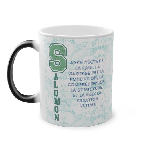 Personalized Name and Meaning | Heat-Reactive Ceramic Mug