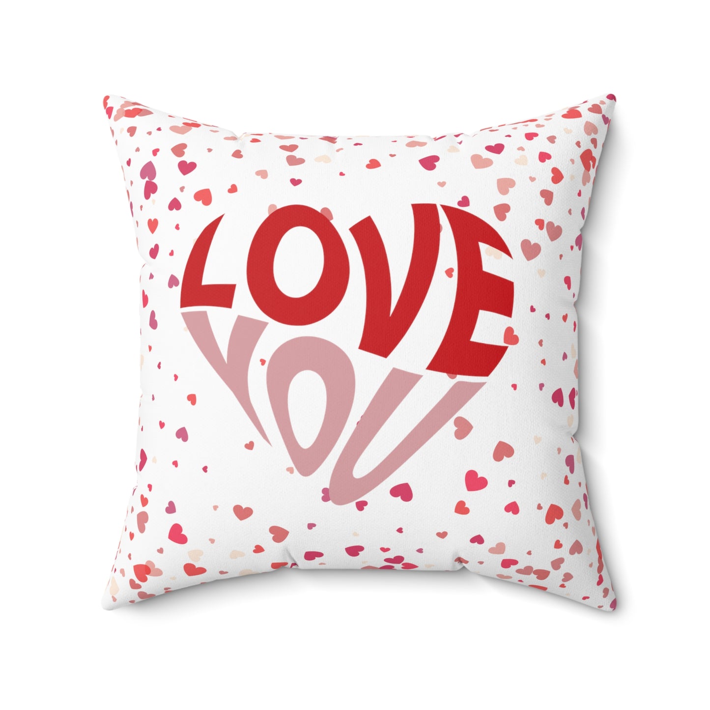 Romantic Love Pillow | Spun Polyester Square Pillow