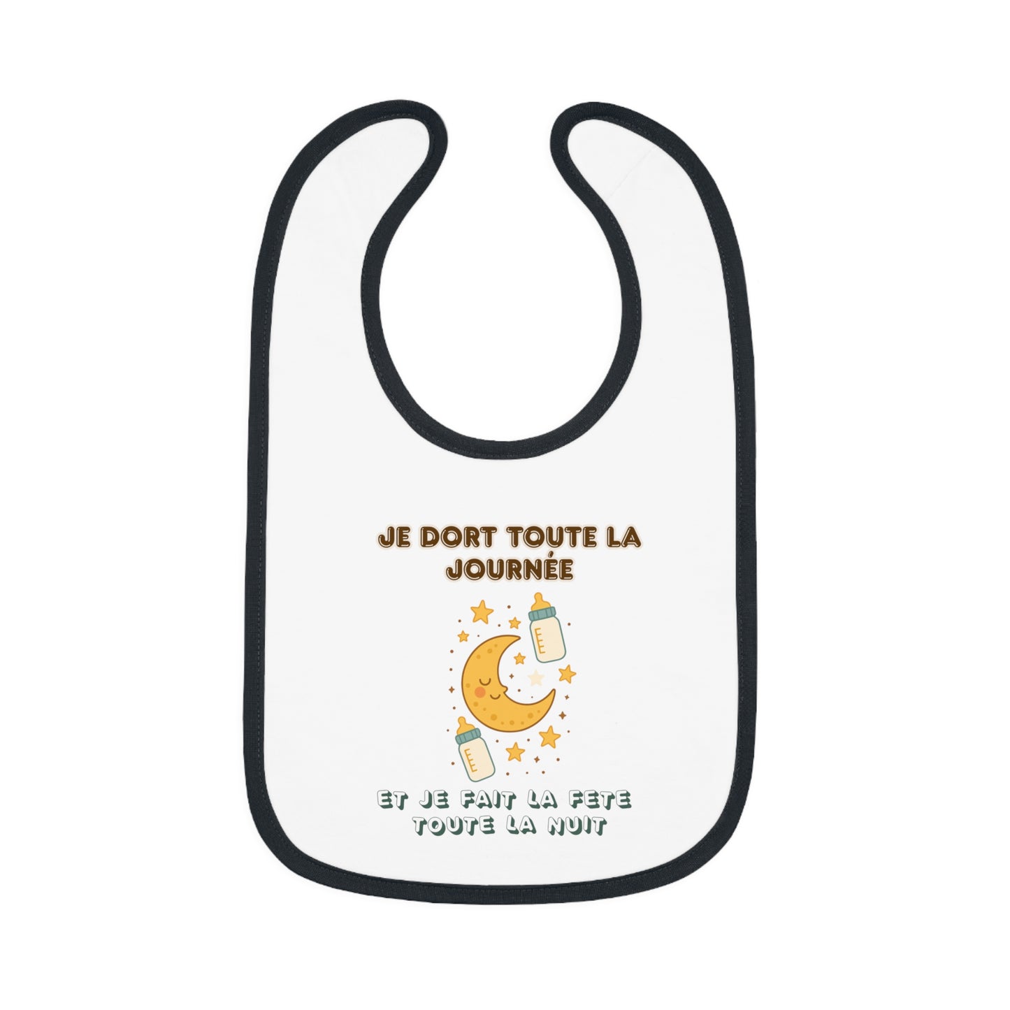 Personalized Baby Bib – Soft, Stylish & Practical | Je Dort Toute La Journèe