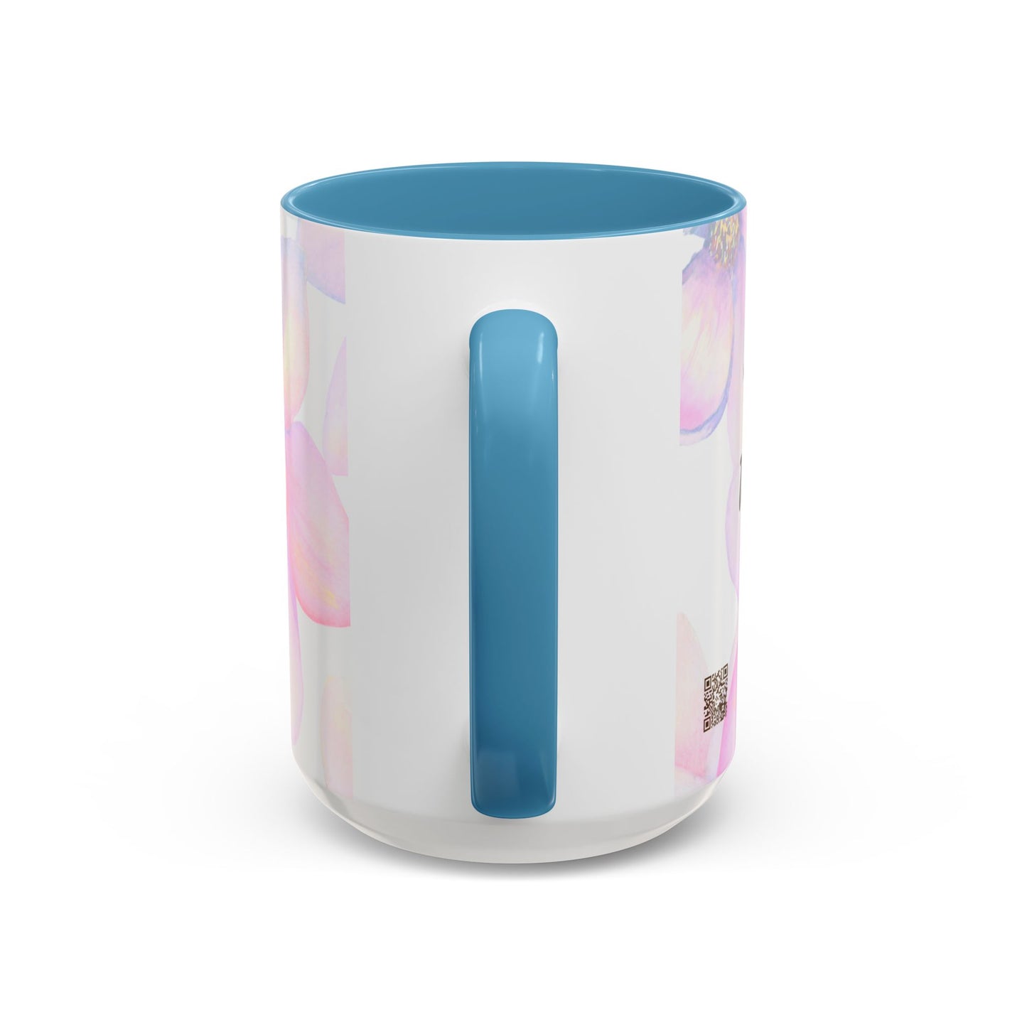 Accent Coffee Mug — Inspirational Kinyarwanda Love Quote on Floral Background (11/15 oz)