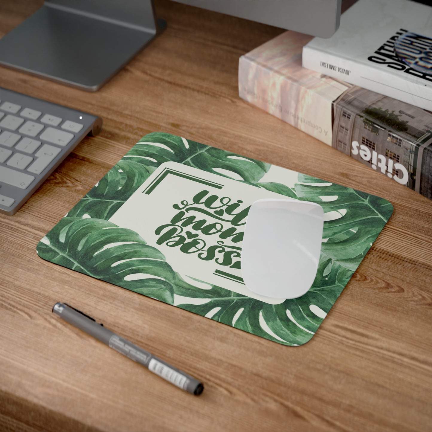 Wife, Mom, Boss | Desk Mouse Pad