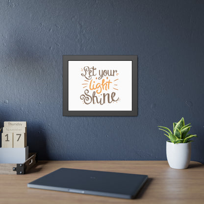 Let Your Light Shine | Poster Frame