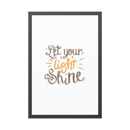 Let Your Light Shine | Poster Frame