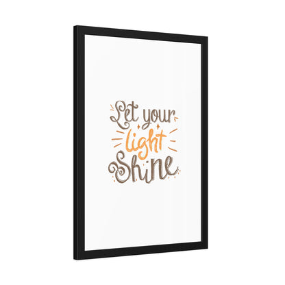 Let Your Light Shine | Poster Frame