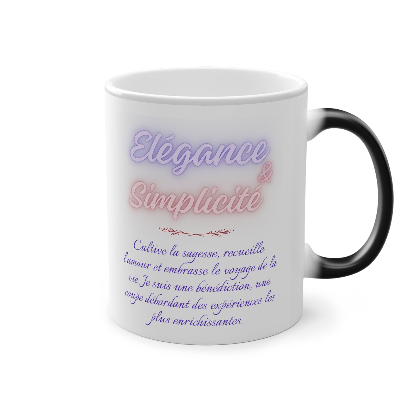 Personalized Name and Meaning | Heat-Reactive Ceramic Mug