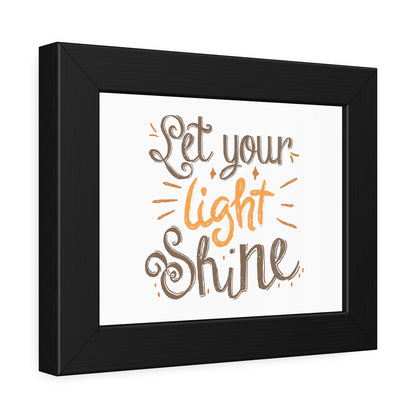 Let Your Light Shine | Poster Frame