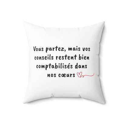 Bonne Chance | Polyester Square Pillow